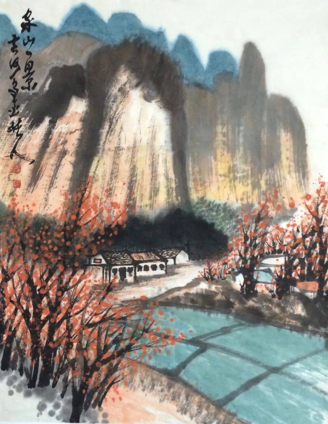 【画廊推荐】画家刘天鹏:画风独特 野墨意象