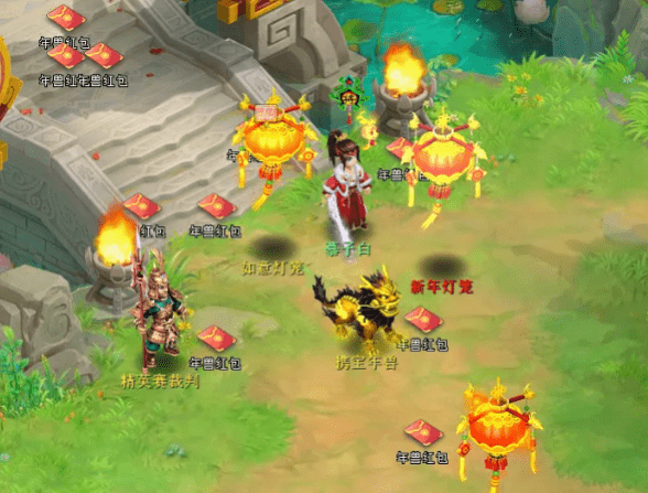 神武|在《神武4》电脑版中共度新春佳节，小昕新春主题表情包陪你过年