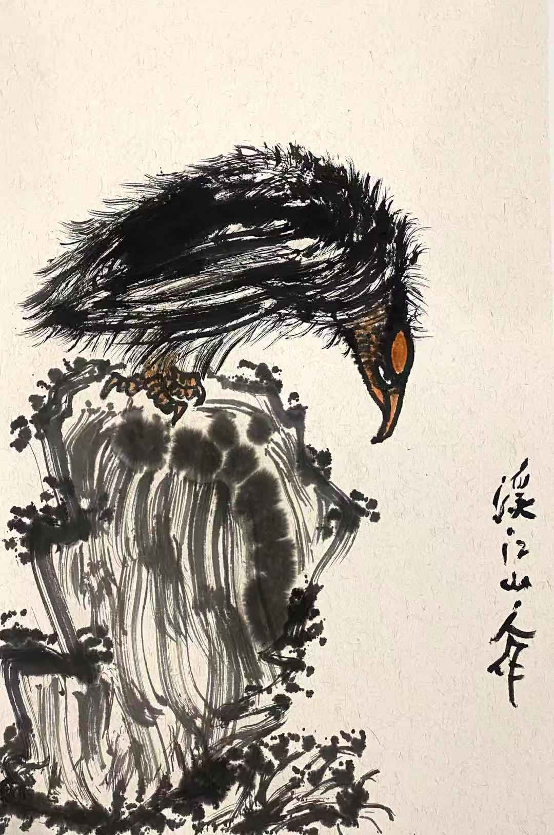 妙指生画|著名国画家,指墨画大家朱祖国指墨画欣赏_手机搜狐网