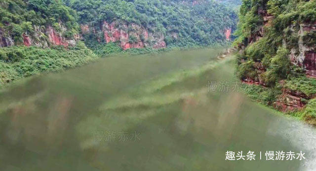 赤水河畔神秘水上丹霞，贵州习水无人区密林的丹霞奇观和历史古迹
