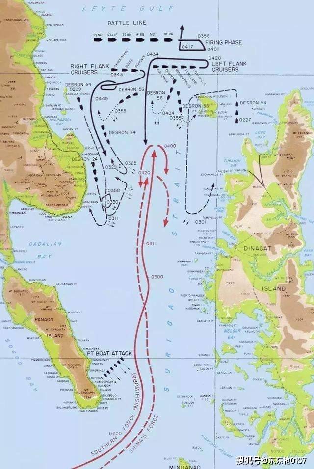 苏里高海峡海战—莱特湾大战中对日本海军的歼灭