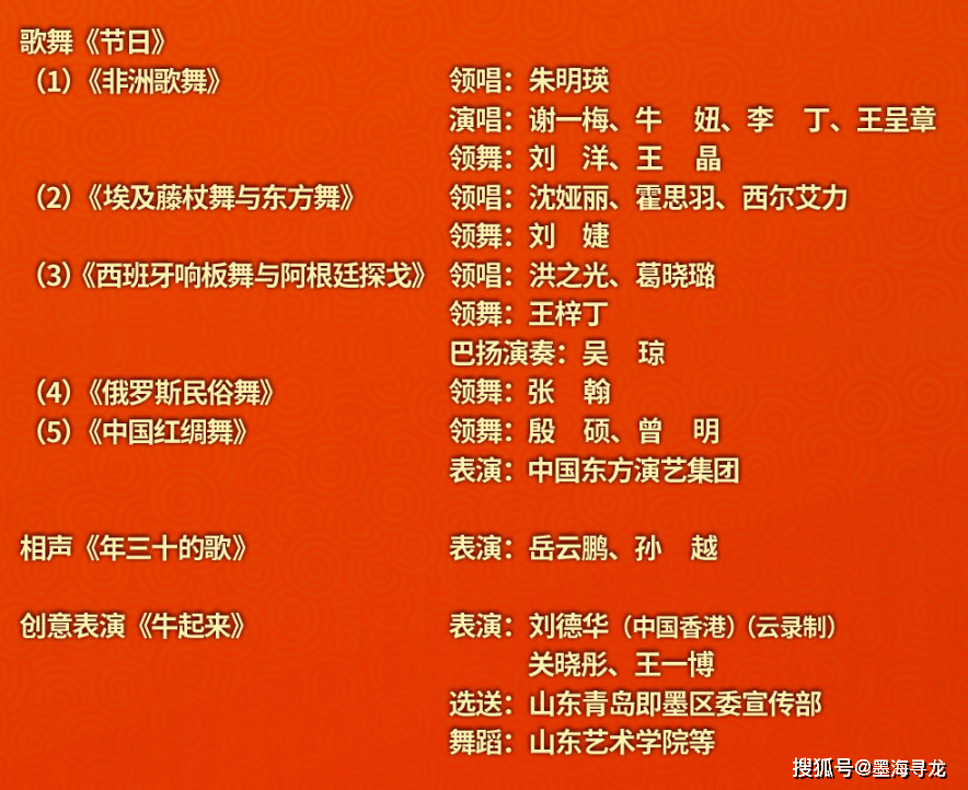 牛年春晚节目单公布,刘德华和王一博合作,甄子丹吴京破不和传闻