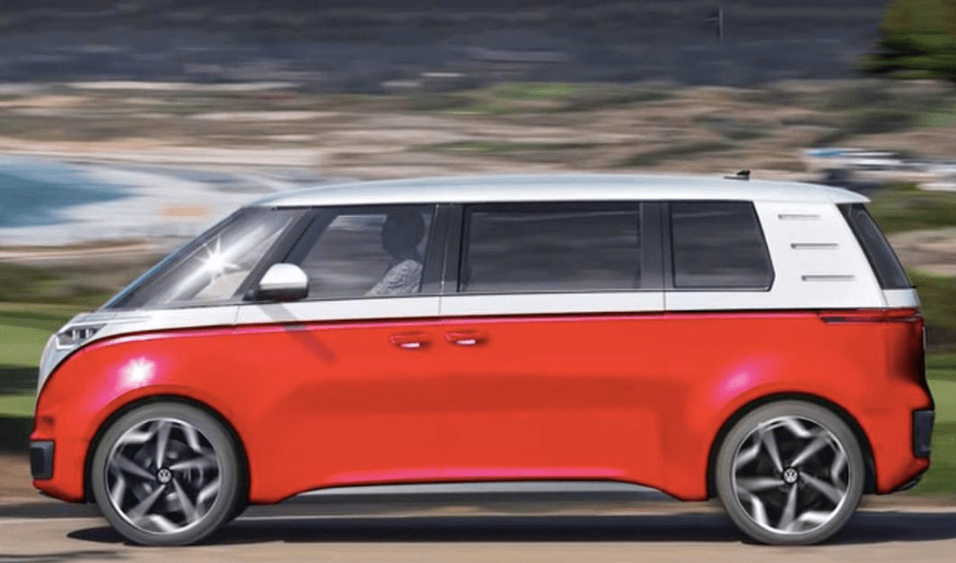 复古外观科幻内饰,大众纯电mpv渲染图曝光,预计明年发布