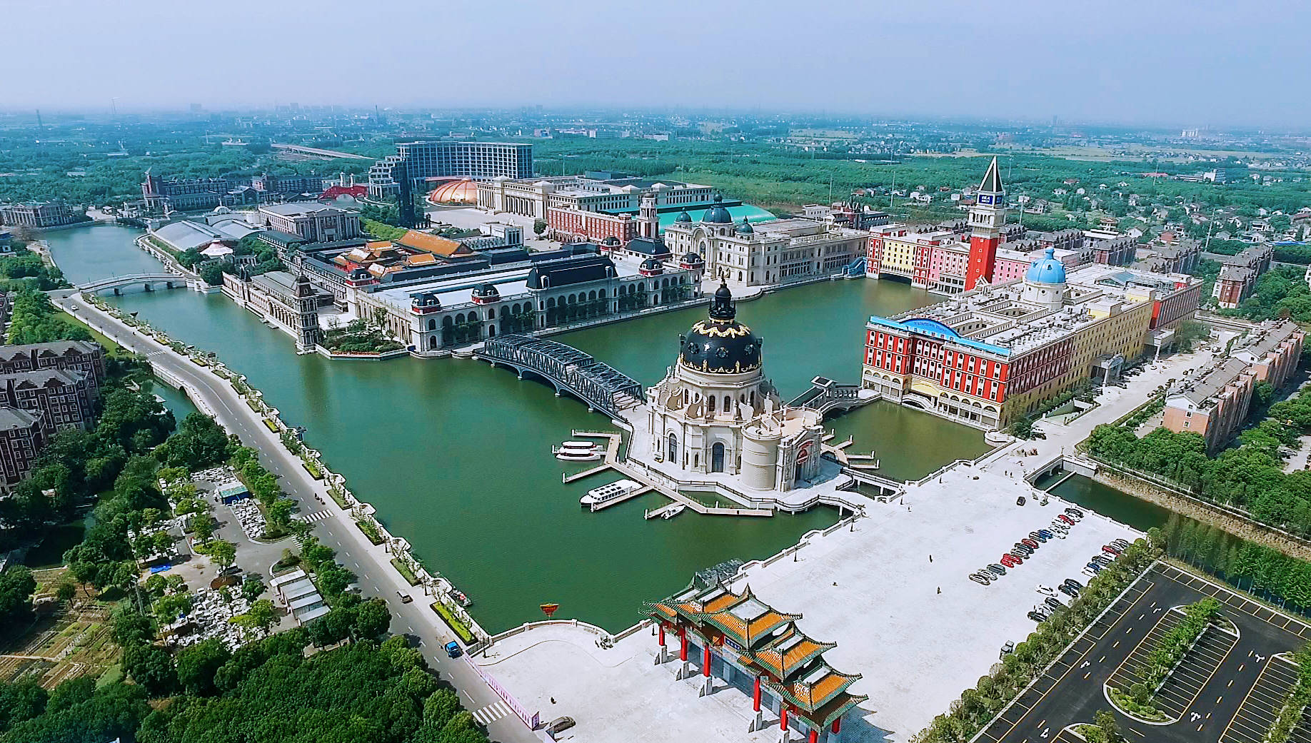 原创这个春节海澜飞马水城好热闹