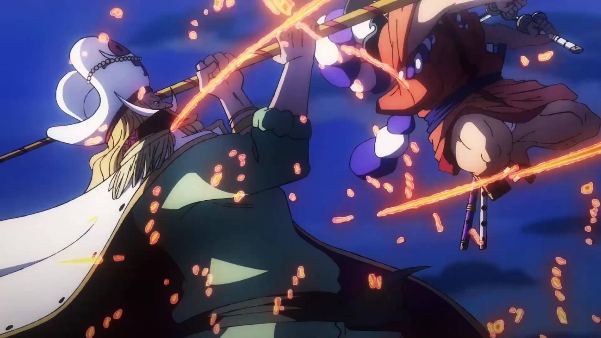 原创海贼王963集御田大战白胡子动画组这波原创还原要给100分