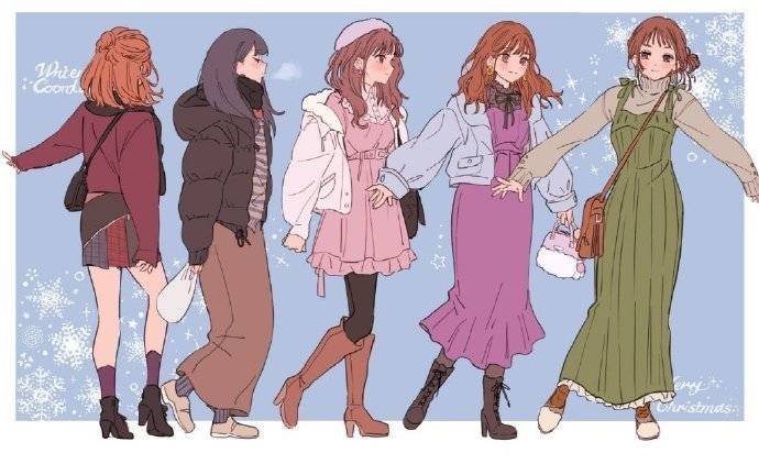 动漫服装参考,给二次元妹妹换身衣服吧!