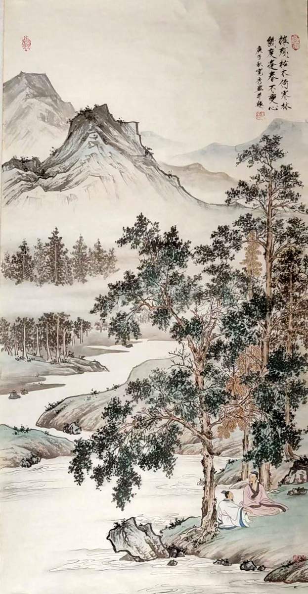 画作欣赏鸿运当头万物生辉画家王宽秀作品欣赏