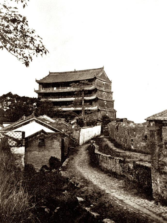 历史老照片100年前的广州