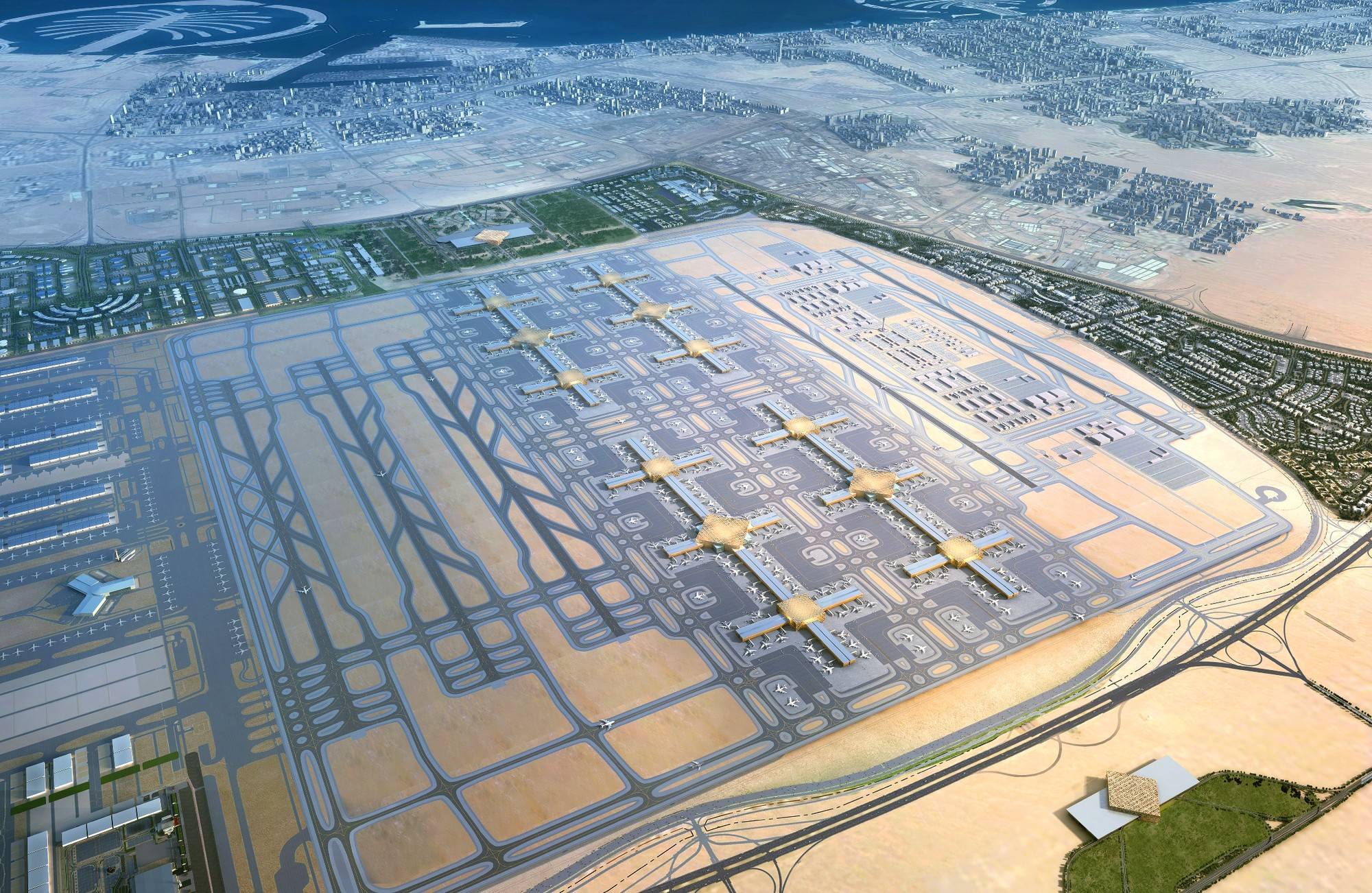 可容纳2.6亿旅客的机场：耗资约5300亿元，是全球第一大机场