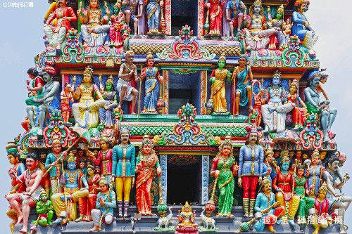 新加坡“最古老”的印度庙，却建在唐人街，成为一道“混搭风景”