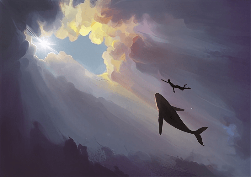 鲸落万物生曲谱_一鲸落万物生图片(2)