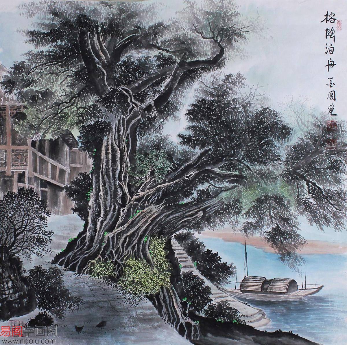 国画大师周金阊山水画作品欣赏:巍巍山河,神采飞扬!