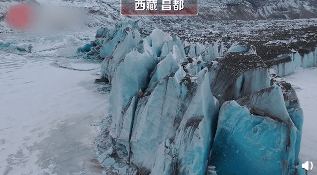 绝美！男子西藏发现蓝色古冰川，景象令人震撼，网友：请一定要保护好