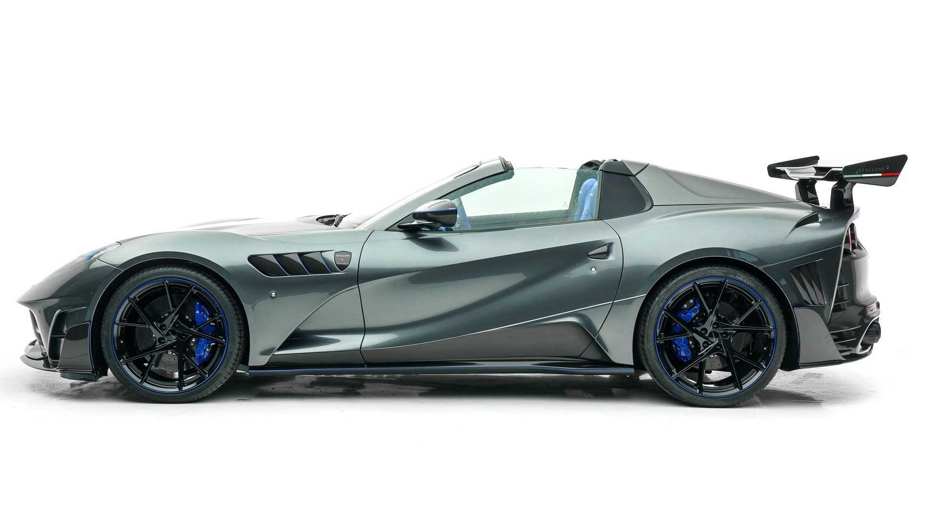 碳纤维加持性能小升级mansory推法拉利812gts改装版