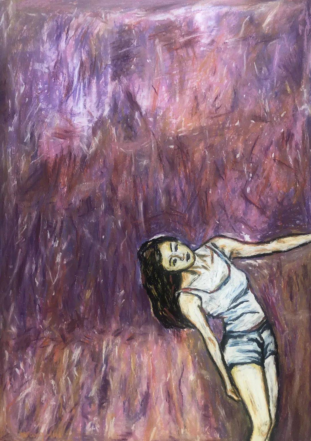 年指导教师:段正渠《女孩儿》王卉200x175cm布面油画2019年指导教师