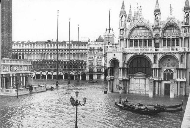 旧影拾记：1966年威尼斯大洪水敲响警钟，意大利水城会被淹没吗？