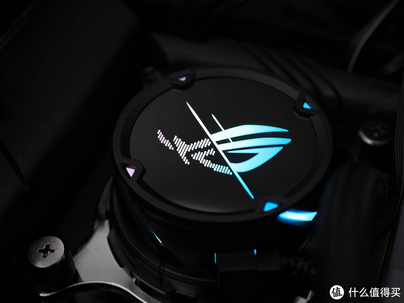 颜值与实力并存rog飞龙二代argb一体式水冷测试