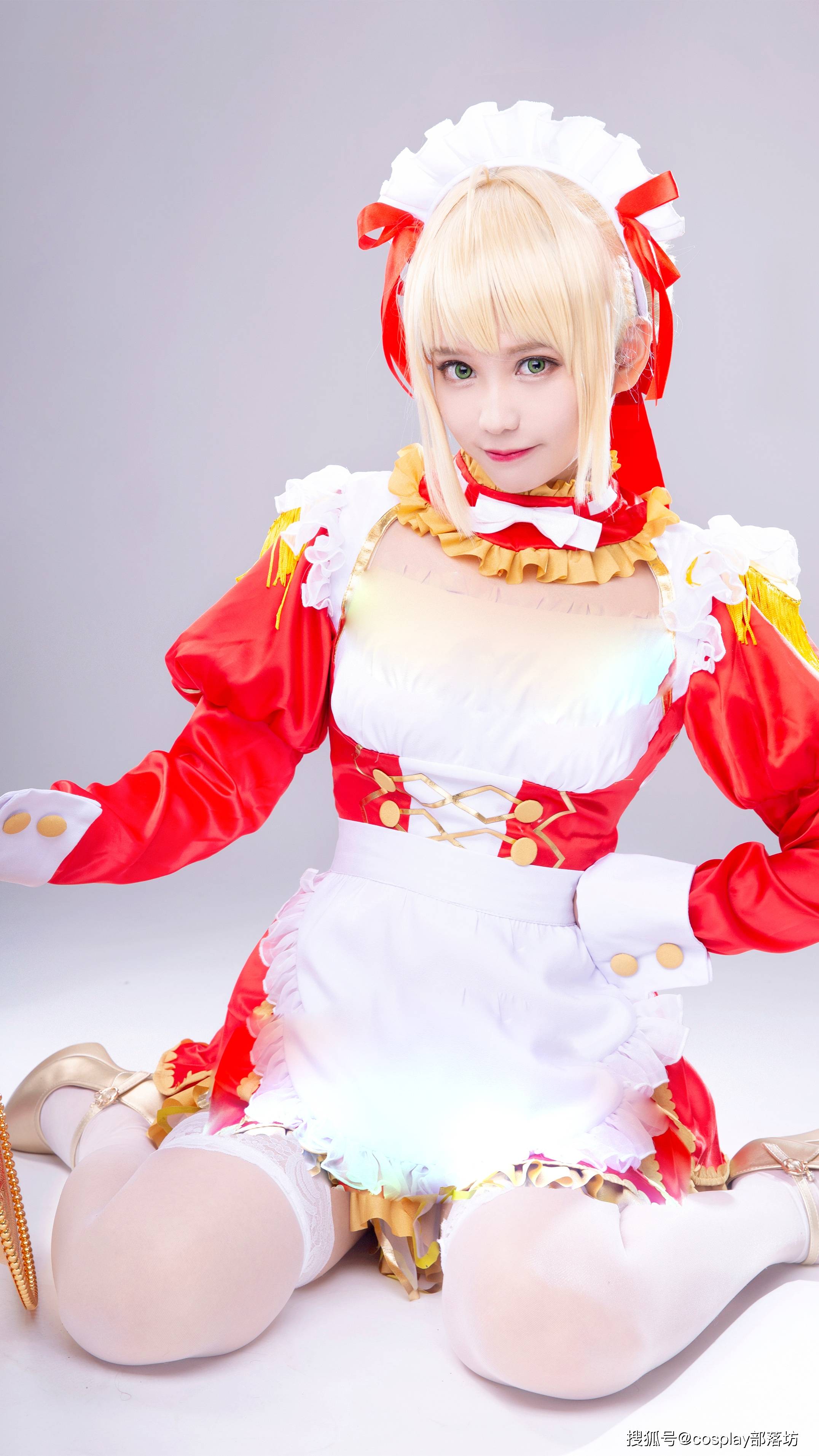 cosfgo尼禄同人女仆cos正片节日快乐