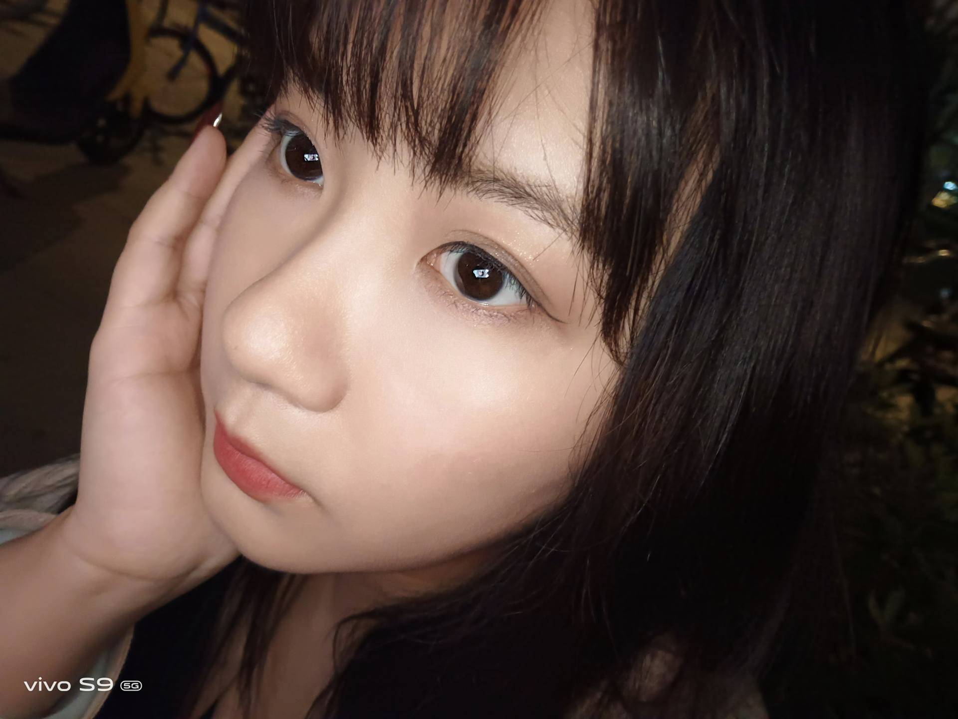 vivo s9自拍评测,4400万极夜柔光自拍,让你轻松变美_美颜