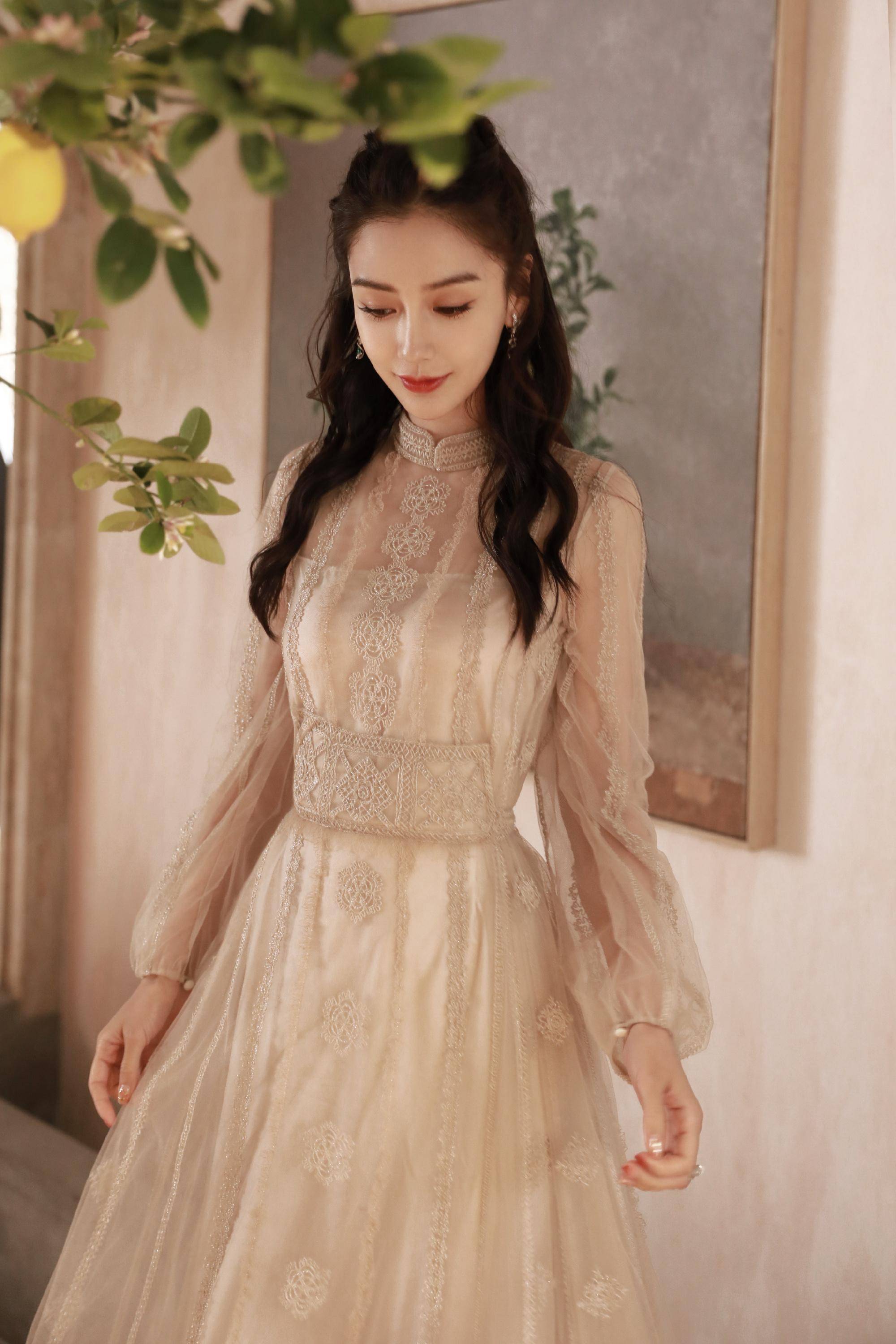 杨颖公主裙最美图片图片