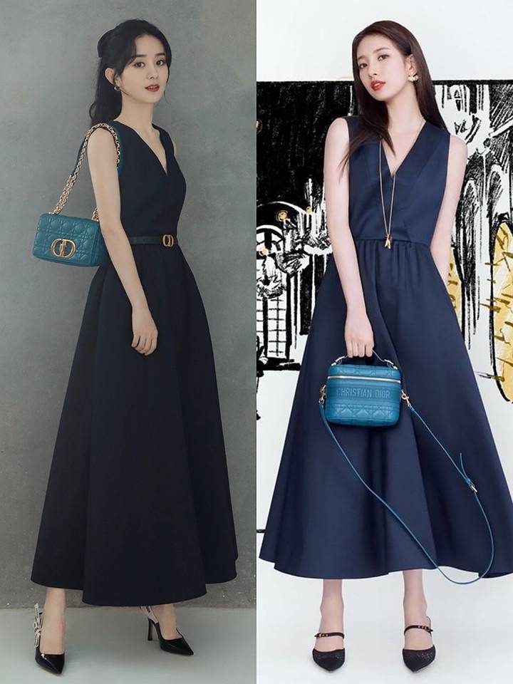 原创赵丽颖又撞衫了10组明星撞衫杨幂王一博穿同款不同风格宋茜李沁一