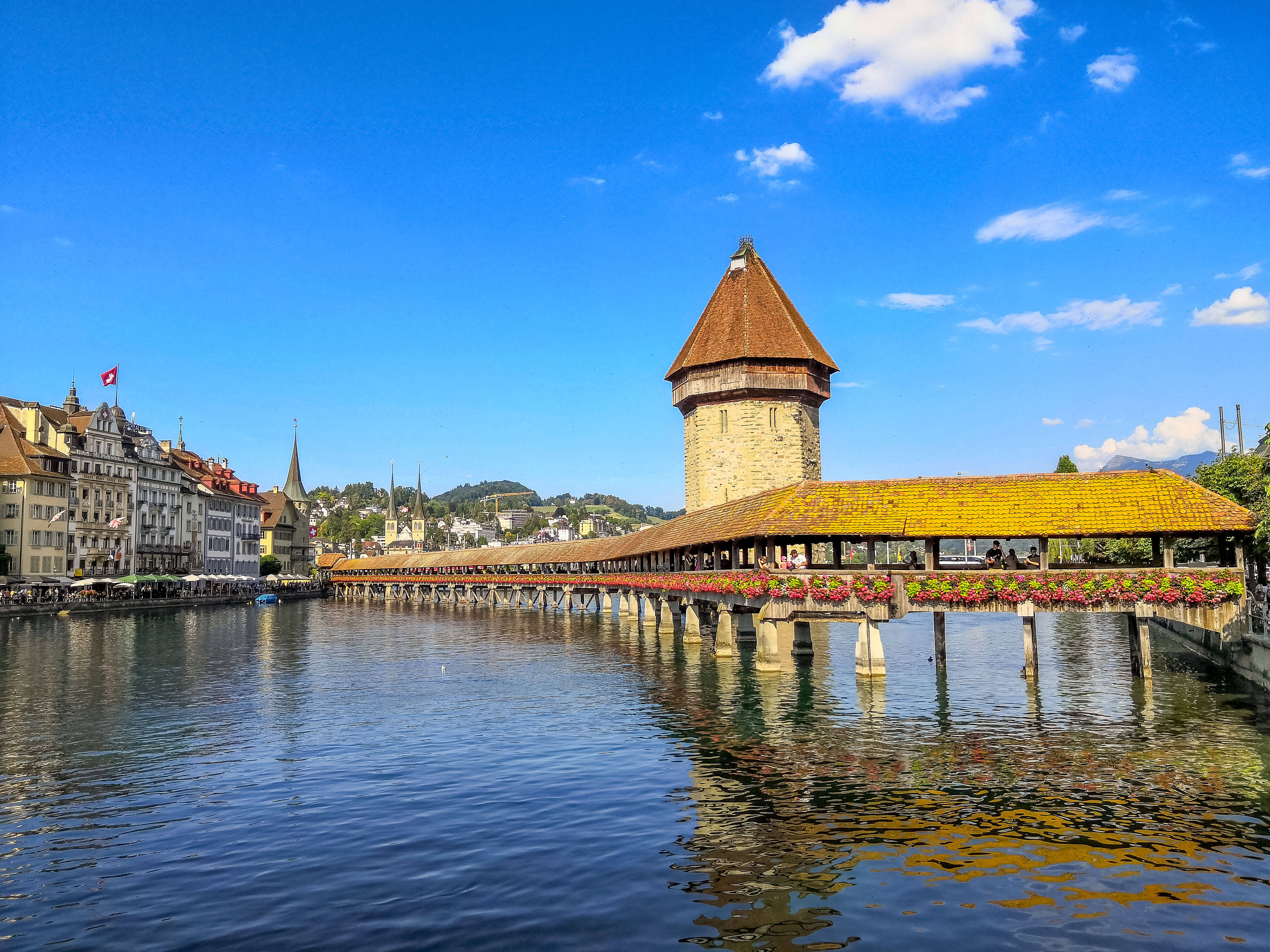 欧洲最浪漫的小镇，瑞士琉森，景美人少，颜值爆棚
