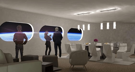 全球首家太空酒店：2025年开始建造，可容纳400人还有酒吧