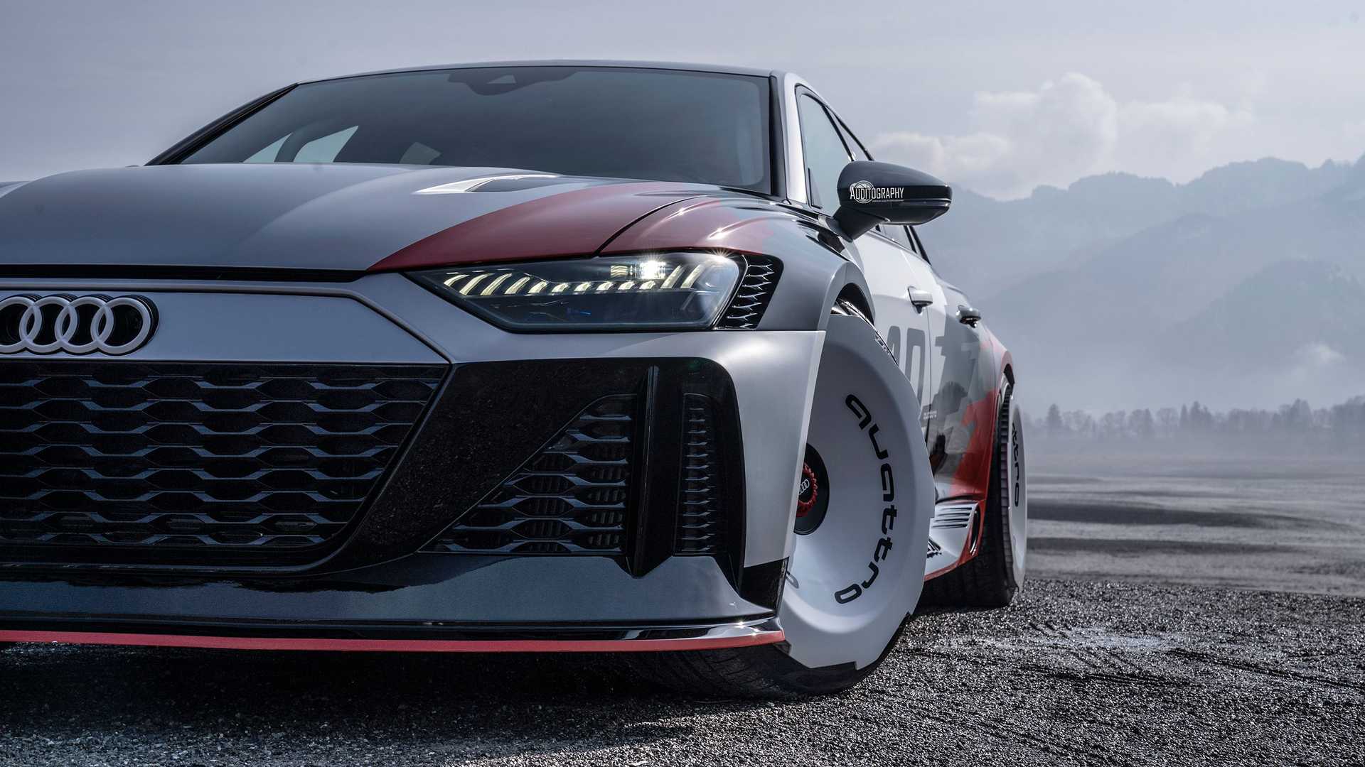 奥迪rs6 gto概念车发布,庆祝quattro成立40周年_手机搜狐网