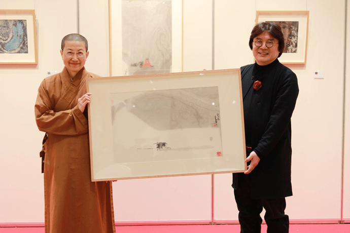 “无相——石墨、徐懿俐师生展”在上海星云文教馆开幕