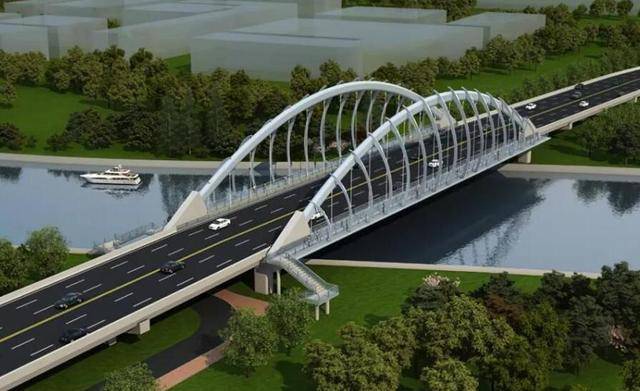 上海一座大桥初具规模，长688米，连接三个区，预计6月底通车