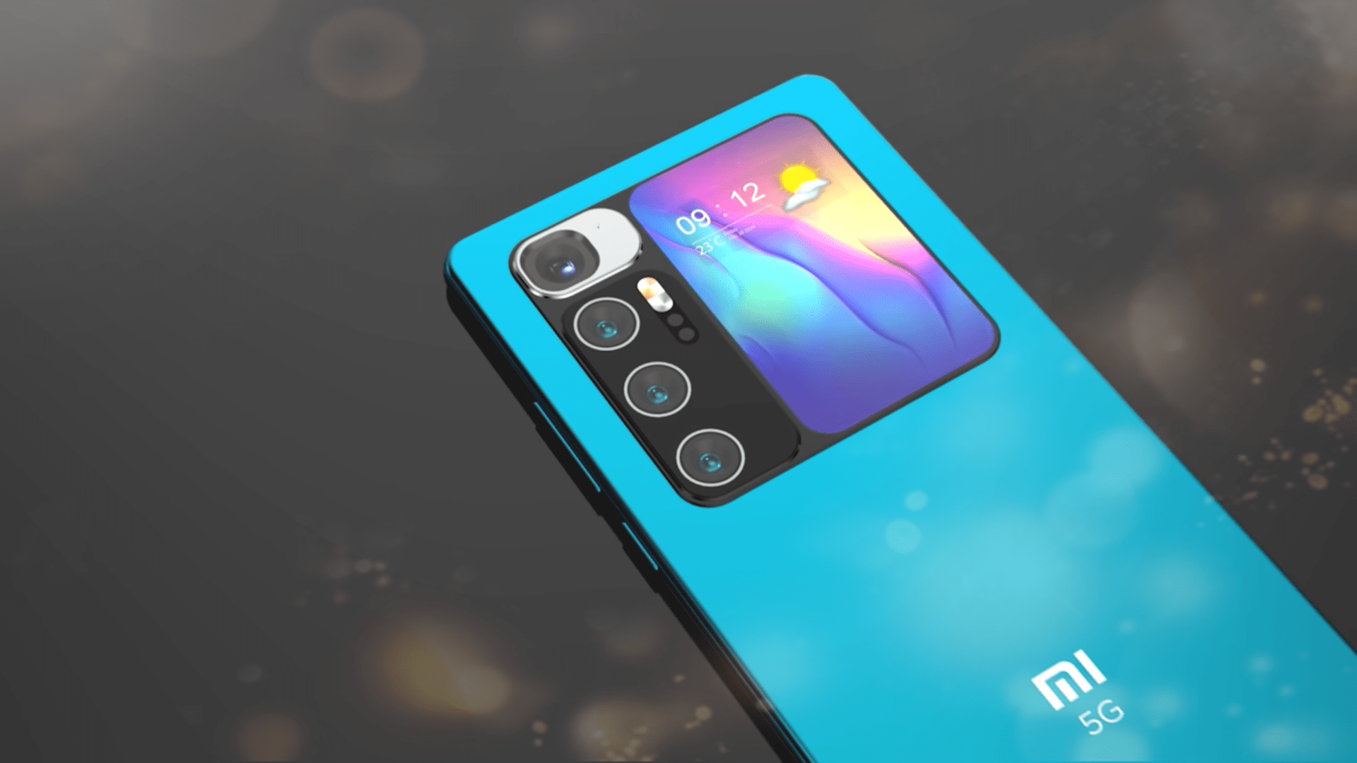 原创小米亮5g王牌双面屏屏下镜头技术骁龙888这种设计很有意思