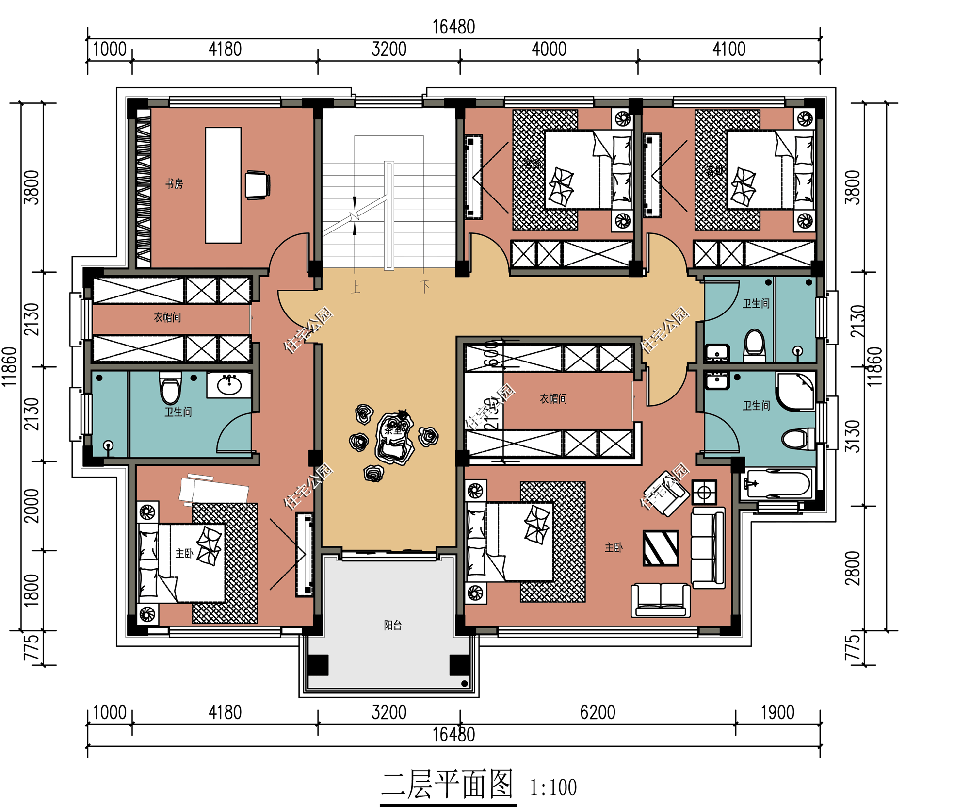 房屋平面图图例图片