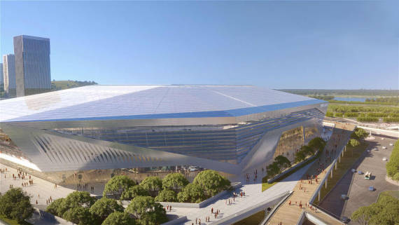 武汉计划新建一座6万座专业足球场 将成中超武汉队主场_空港