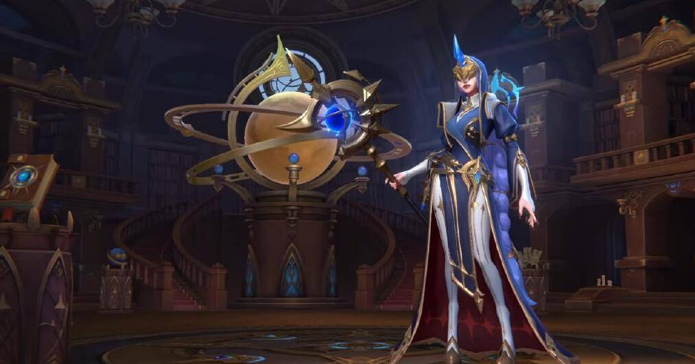 暂时没有看到特效,但是造型是满分的,第二个就是星妈这个英雄就有点