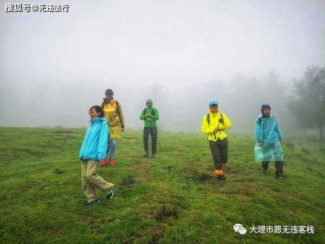 大理百鸟朝凤的地方，3次徒步鸟吊山，雨雾之中风景更美