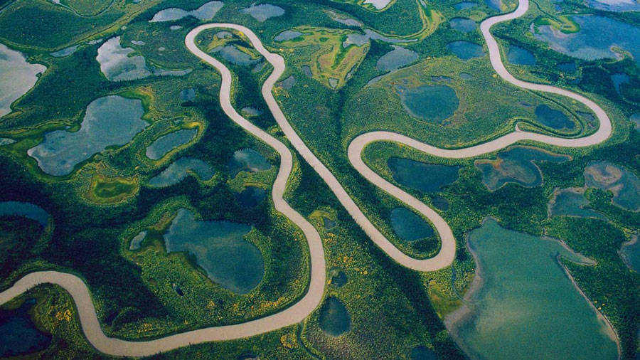 加拿大最长的河流 -麦肯齐（Mackenzie）
