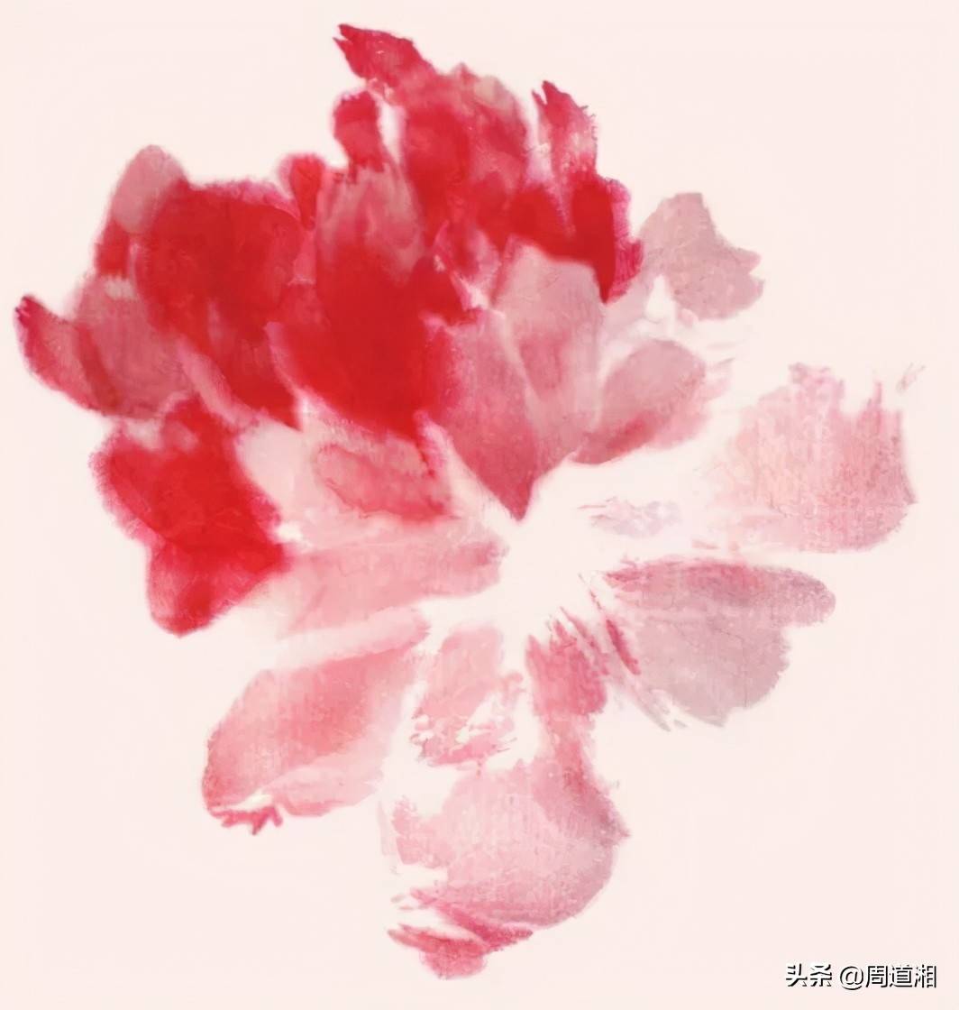 写意牡丹《姚春池》创作步骤示范_毛笔