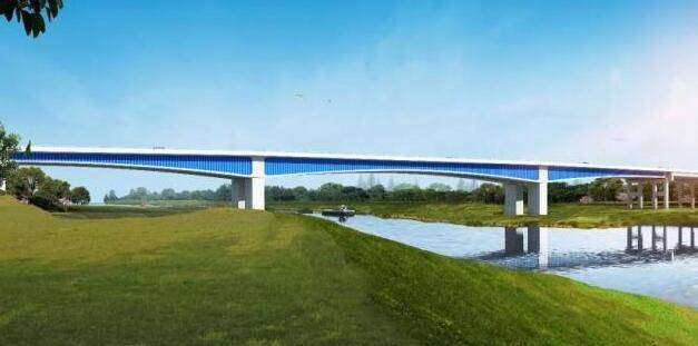 江苏在建一座大桥，长764.28米，双向四车道，就在邳州市境内