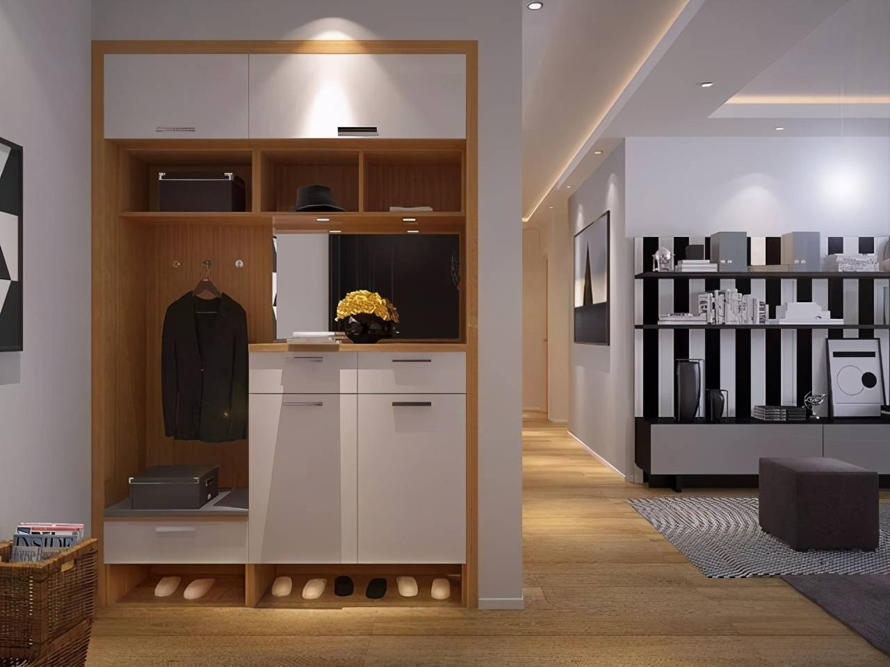 玄关鞋柜设计谨记这些