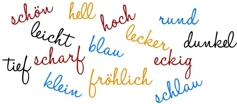欧标德语语法 形容词的基本用法 Und