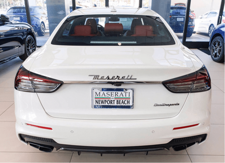 玛莎拉蒂总裁trofeo实拍图曝光搭载38tv8发动机