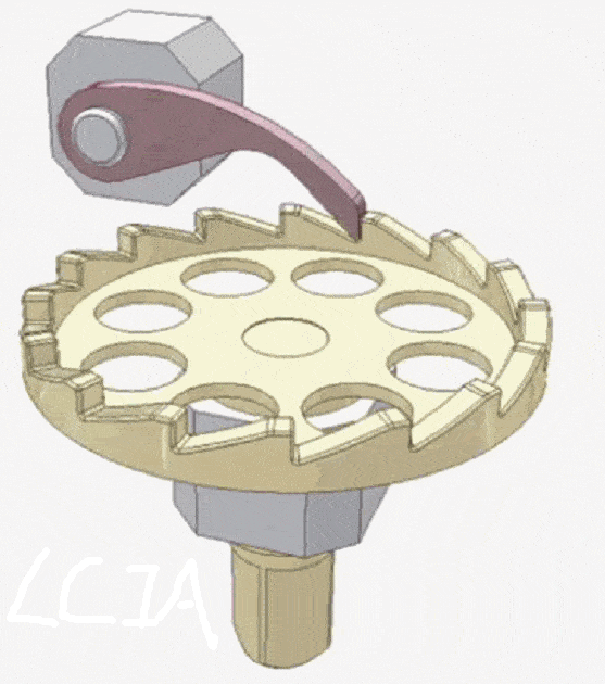 lcia低成本自动化8大机构之:棘轮&槽轮机构1_图片