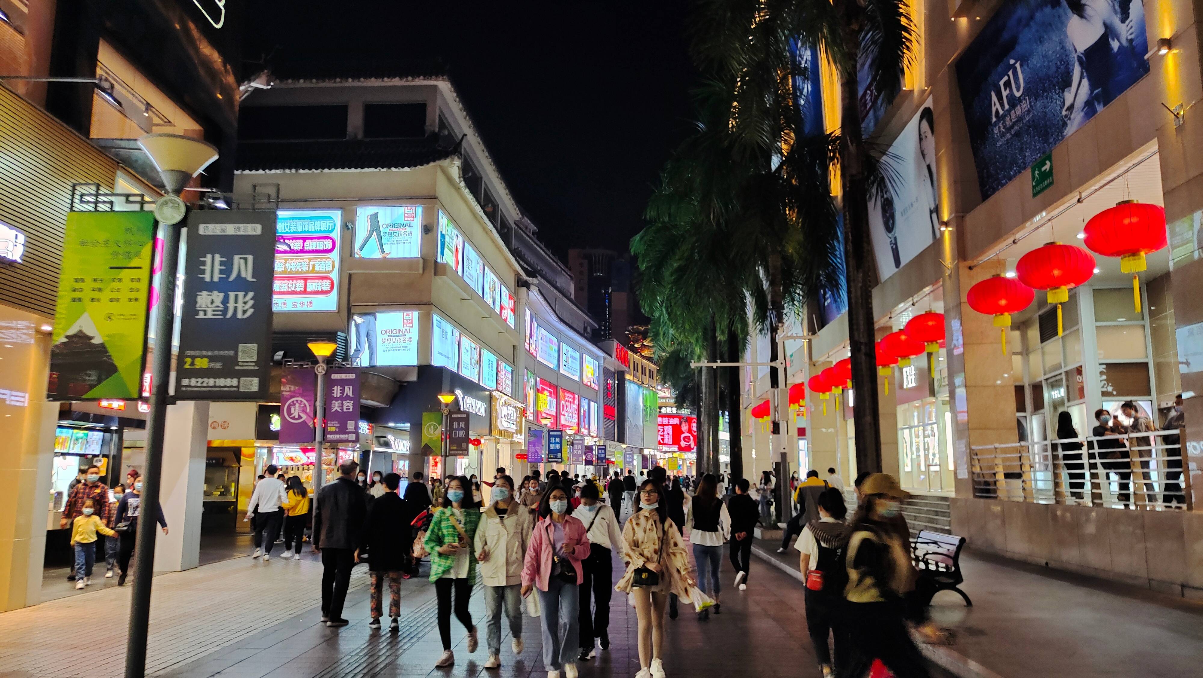 深圳人的根東門老街中國第一家麥當勞地絕美夜景極盡繁華