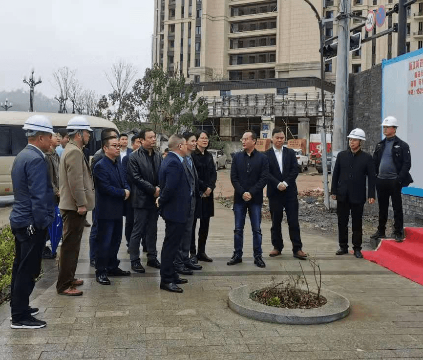 常山县县委书记潘晓辉一行调研麦迪森数字经济产业园项目建设情况