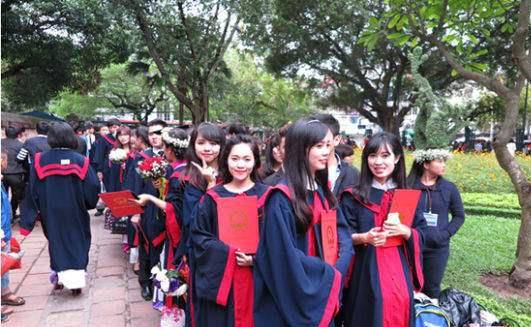 中国人到越南的大学，看到这样的画面都不想走了，真是太养眼了！