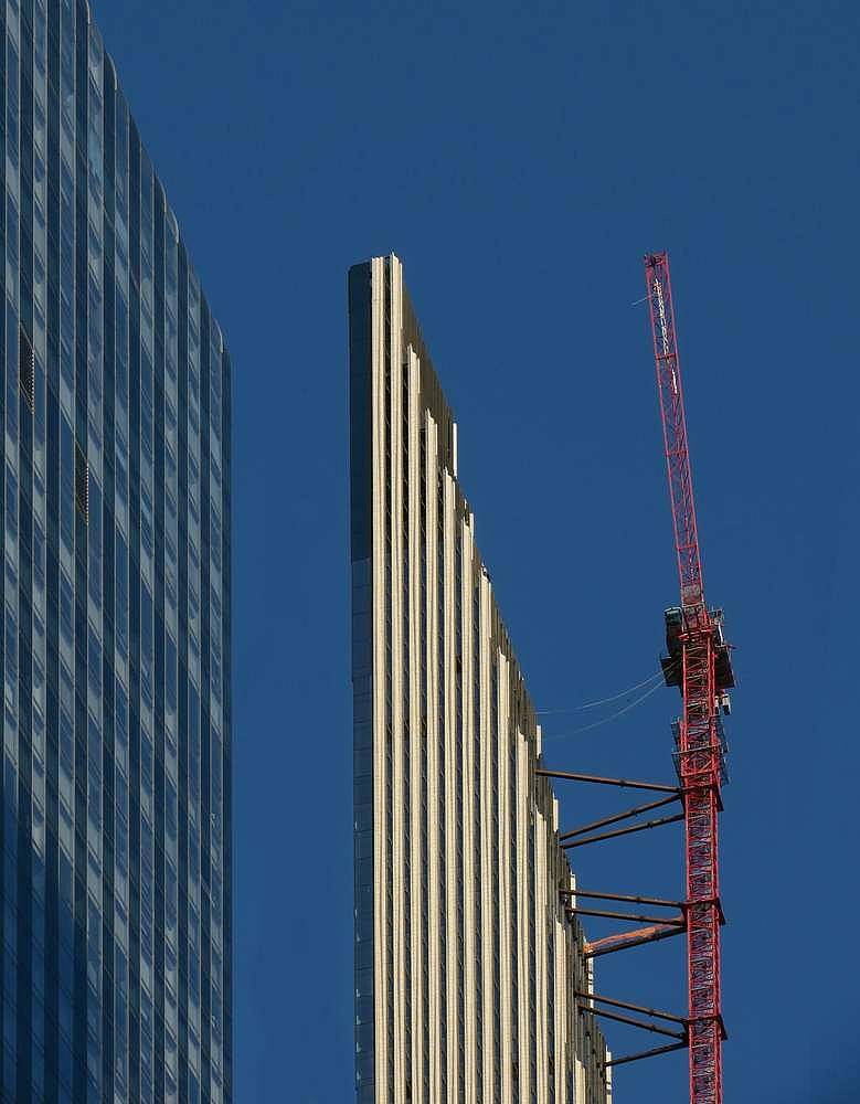 原创世界最瘦摩天大楼纽约西57街111号项目最新施工进展