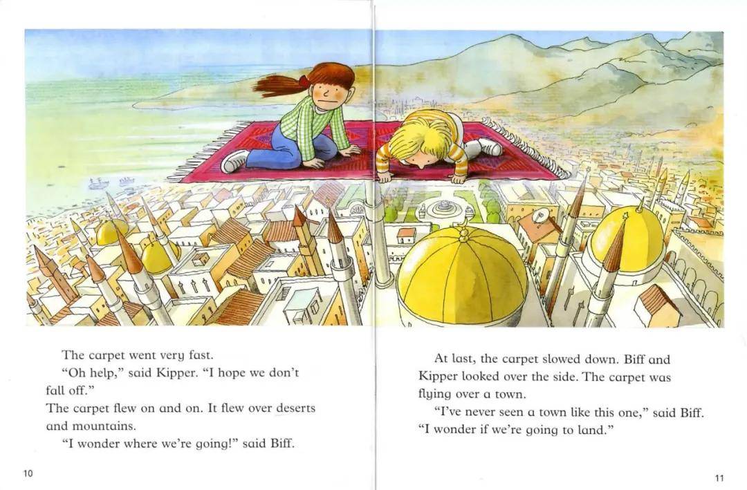 伴读 牛津树【804】The Flying Carpet（中）_Biff