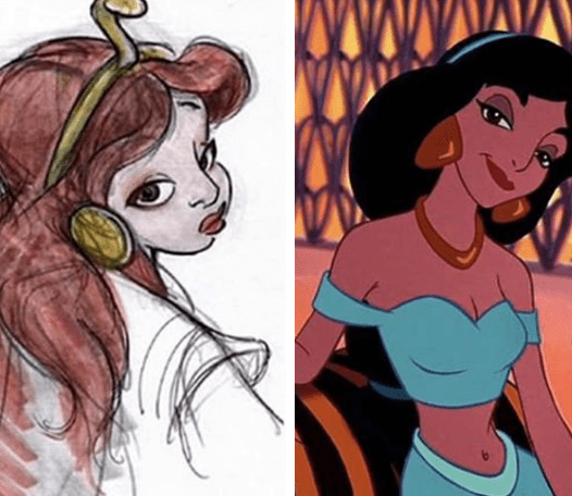 图片[5]-据说迪士尼公主的最初形象长这样，木兰好漂亮，长发公主发量堪忧-魔性次元