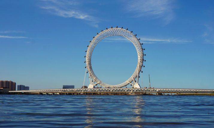 ?世界上最大的无轴摩天轮，比伦敦眼还高10米，游客：真过瘾！