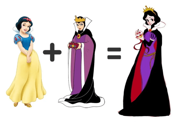 图片[5]-当迪士尼公主化身反派，艾莎女王气质卓绝，白雪公主好可爱-魔性次元